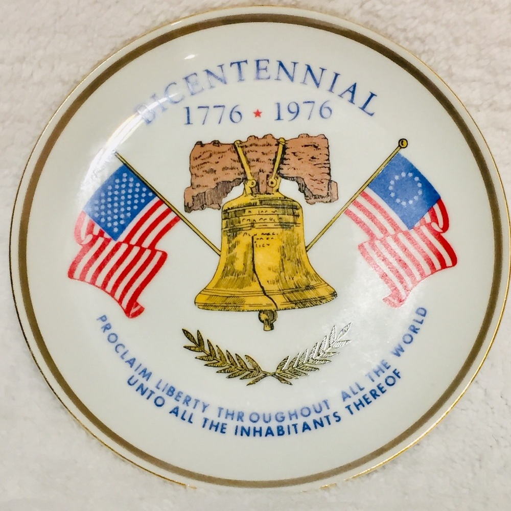 Bicentennial Plate St. Regis 102 Fine China